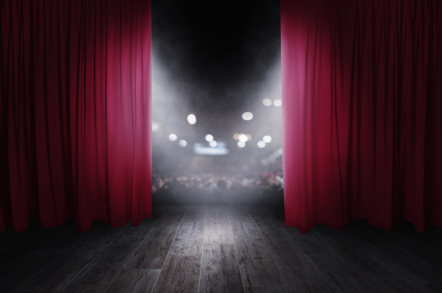 stock image of stage