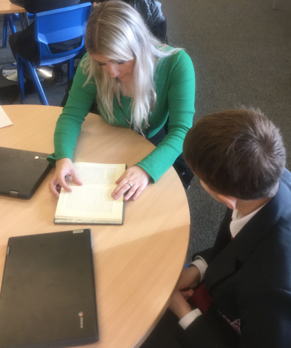 Peer Reading Scheme at Stationers' Crown Woods Academy.