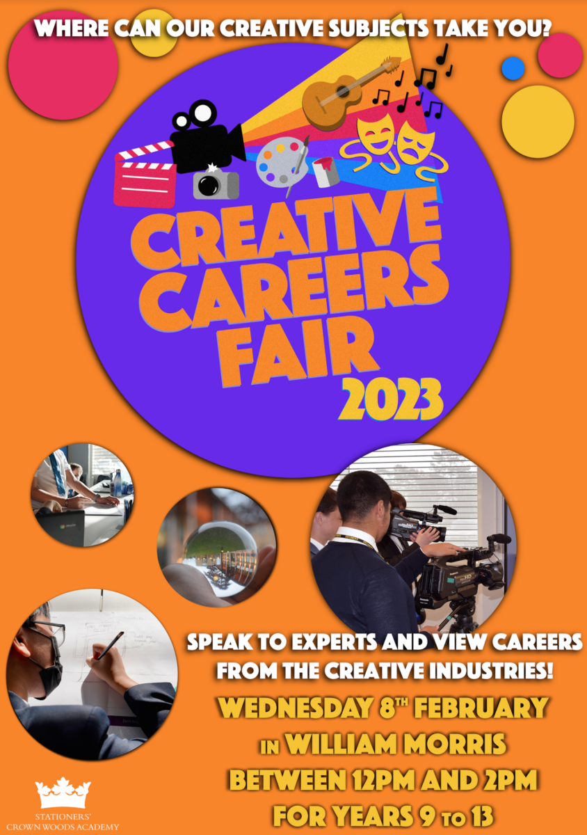 Creative Careers Fair 2023 poster